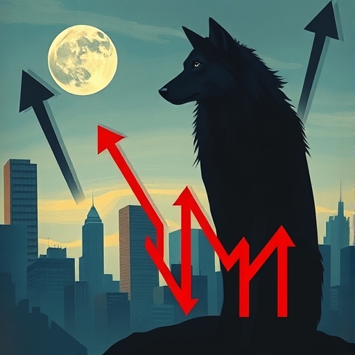 Flux_Schnell_a_lone_wolf_silhouette_against_a_stylized_citysca_0-1