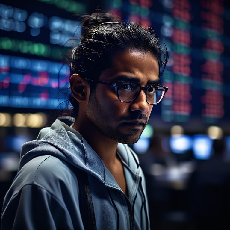 Leonardo_Diffusion_XL_A_lone_weathered_stock_ticker_displaying_0-1