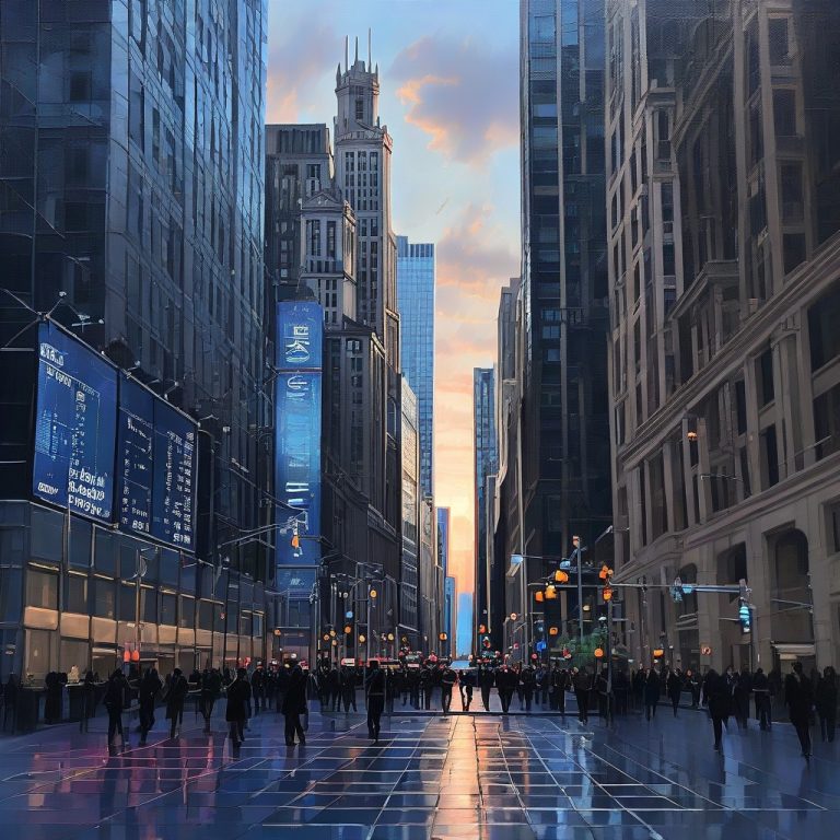 Leonardo_Diffusion_XL_A_moody_financial_district_at_dusk_styli_0-1