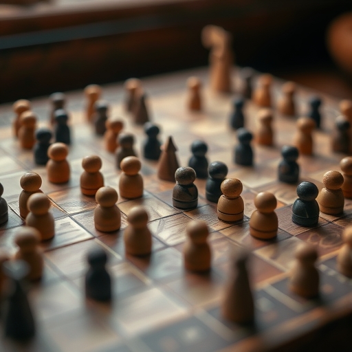 Flux_Schnell_closeup_photography_of_shogi_pieces_arranged_on_a_0-1