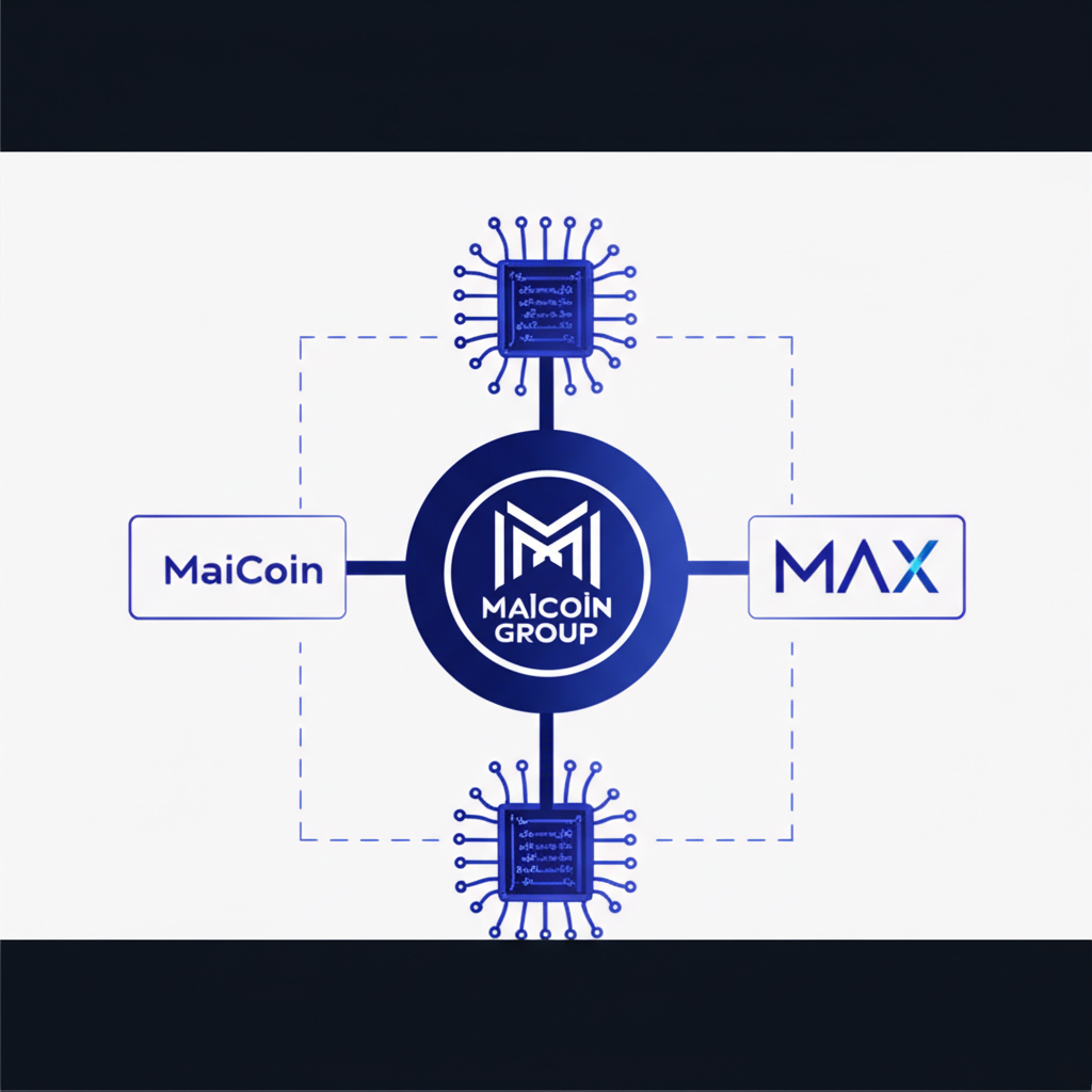 MaiCoin集團主體下分出MaiCoin與MAX兩大平台，展現其在區塊鏈生態中的分工與協作架構