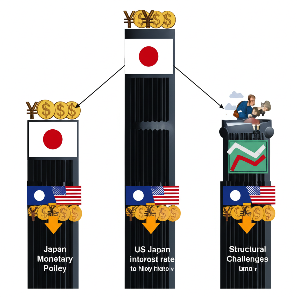 導致日圓貶值的三大經濟支柱：貨幣政策、利差與結構性挑戰