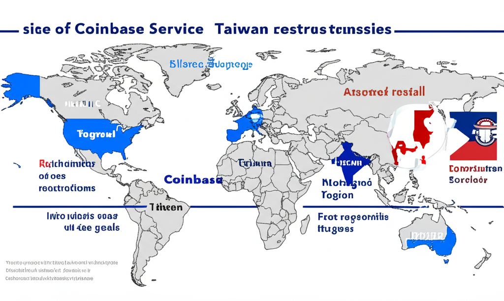 Coinbase對台灣服務的演變時間軸，顯示全球監管趨勢與台灣被列為限制地區