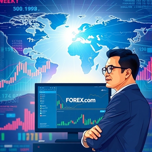 ภาพประกอบแนวคิดการลงทุนในฟอเร็กซ์และความทันสมัยของแพลตฟอร์ม FOREX.com