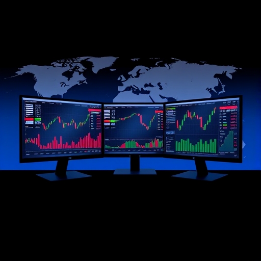 專業數位插畫呈現Moneta Markets交易介面的現代化與高效能設計