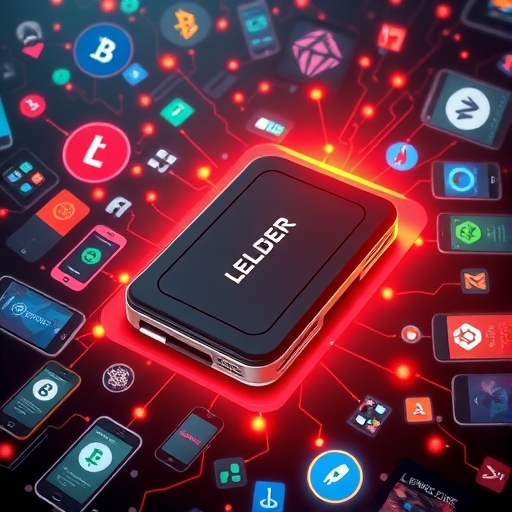 Flux_Schnell_A_sleek_futuristic_Ledger_cold_wallet_device_glow_0-1