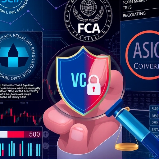投資者查閱FCA與ASIC監管資訊的數位介面
