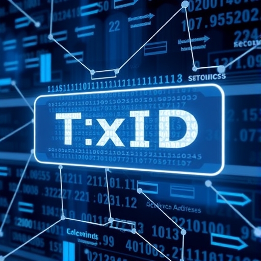 ภาพประกอบ TxID รหัสธุรกรรมบนบล็อกเชน