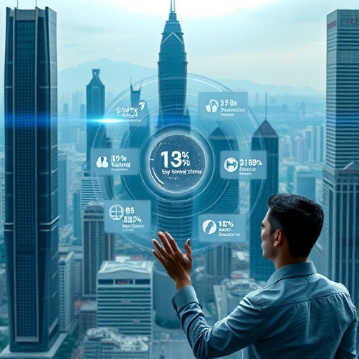 2025年未來感十足的香港城市天際線,象徵金融科技與外匯市場的蓬勃發展