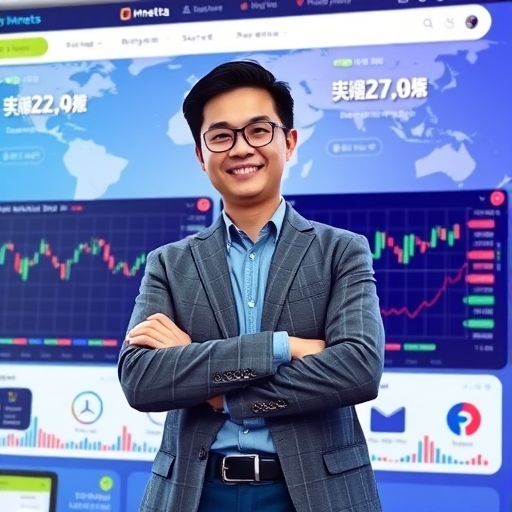 Moneta Markets 交易平台介面示意圖