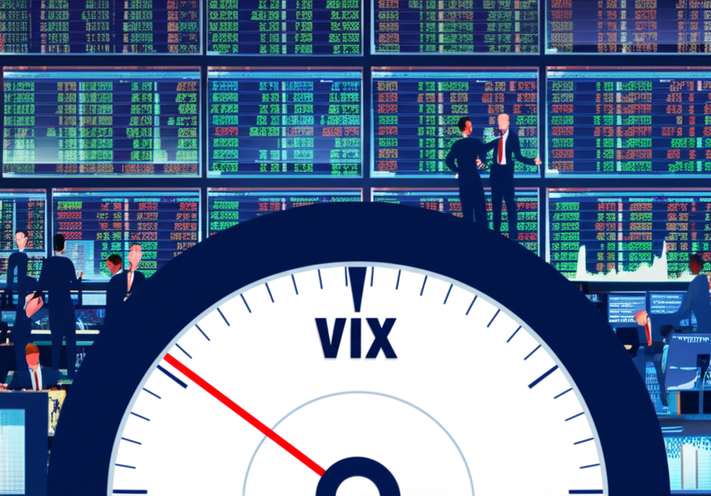 金融市場中投資者監控VIX指數的動態場景