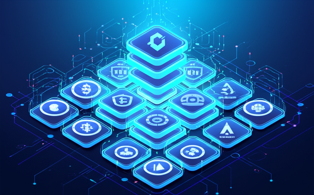 Bybit 安全交易所的多層數位防護盾牌保護用戶資金與資產,象徵強健的安全措施與監管合規