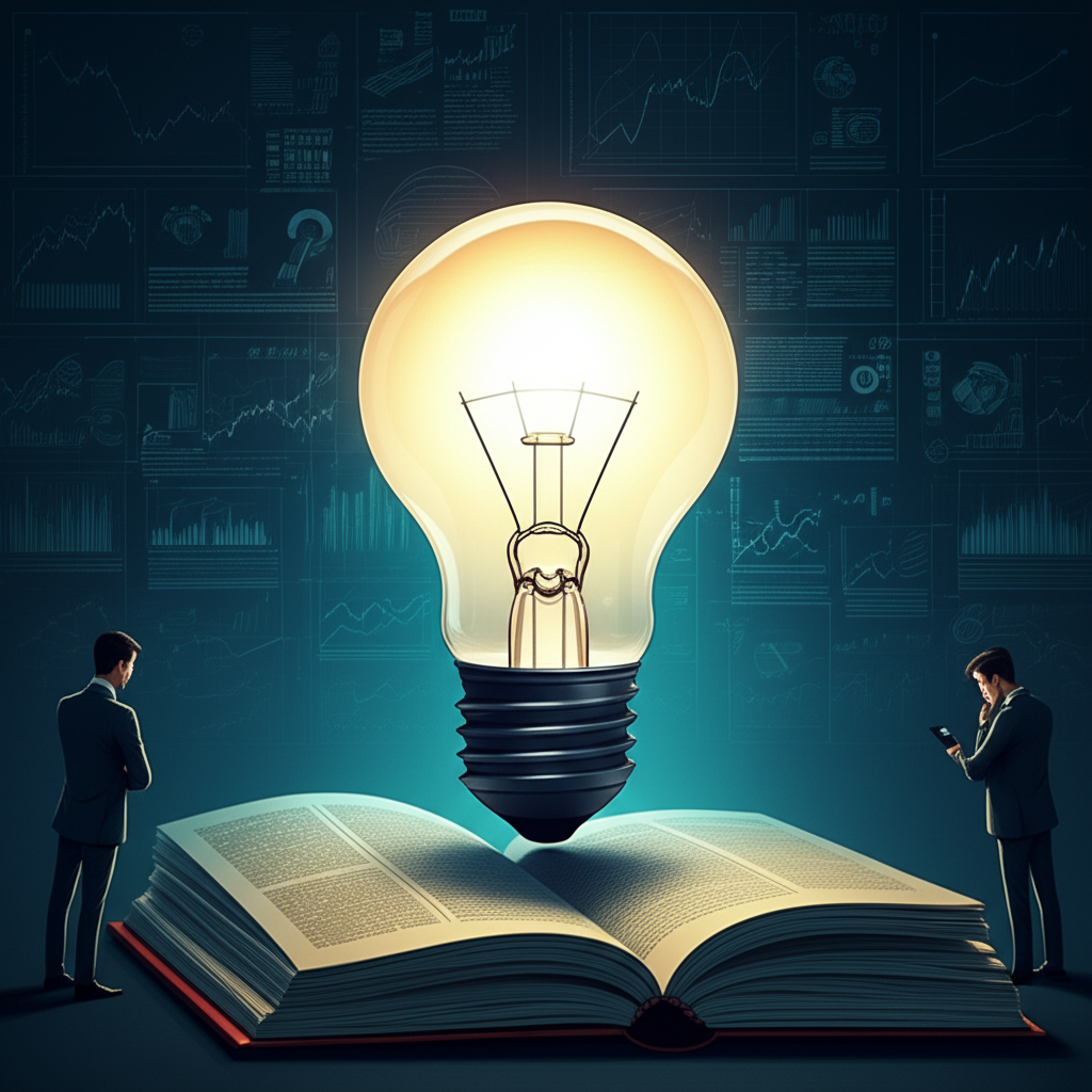 風險管理指南書照亮困惑交易者眼前的複雜金融圖表