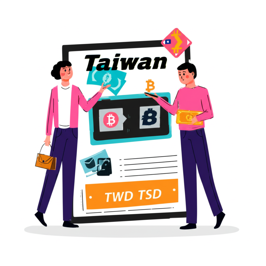 台灣用戶透過銀行帳戶存入台幣至加密貨幣交易所購買比特幣