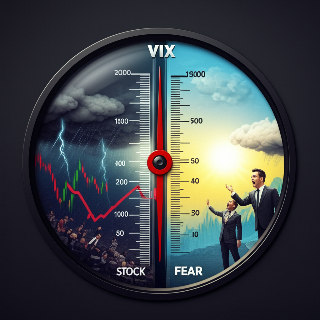 VIX恐慌指數如天氣晴雨表,顯示市場恐懼與信心