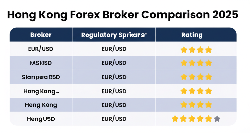 Hong Kong forex broker comparison 2025