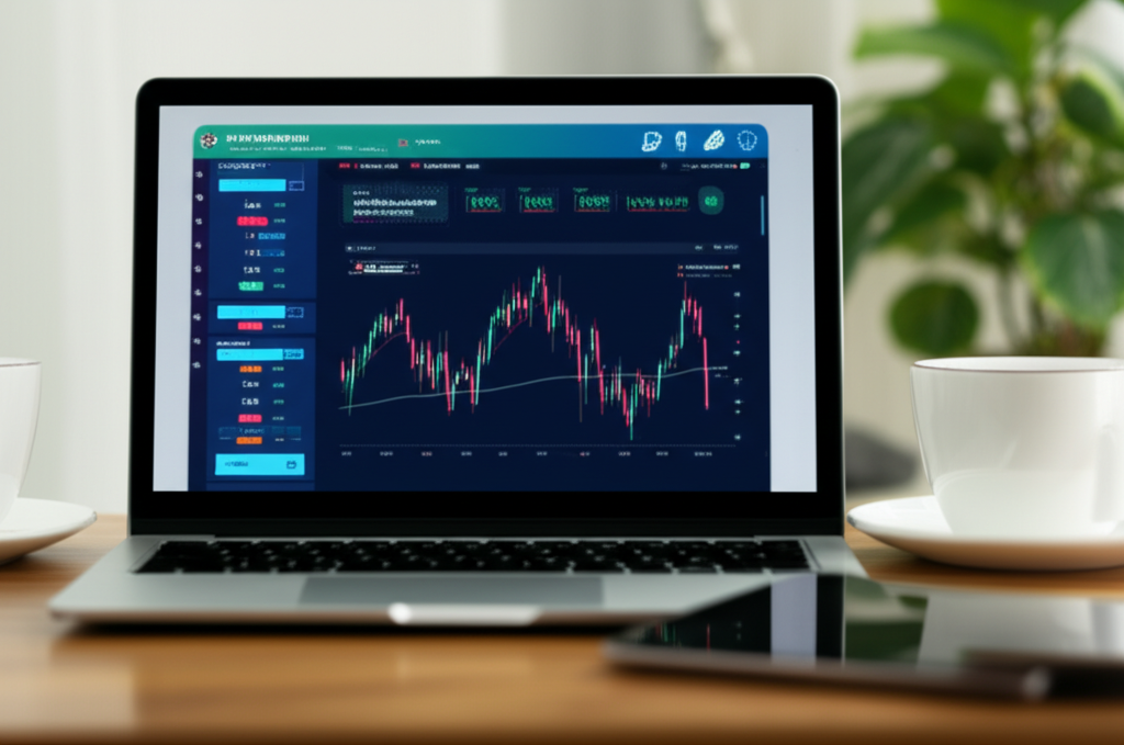 Thailand investor analyzing forex platforms