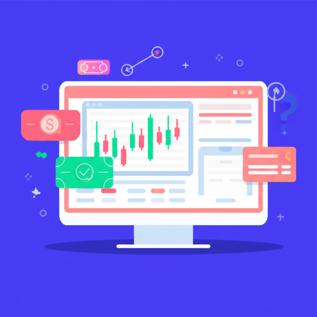 Forex learning platform, illustration