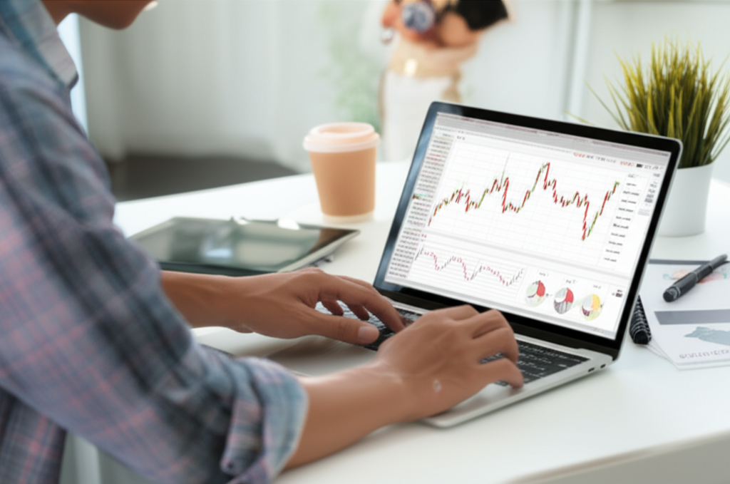 Thai investor evaluating forex platform