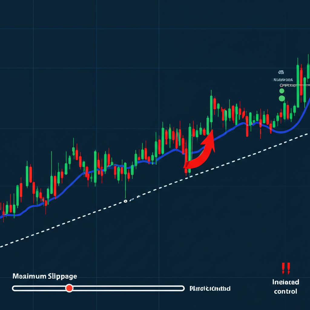 Forex trading slippage control illustration